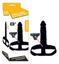 Zenci 20 Cm İçiboş Belden Bağlamalı Penis